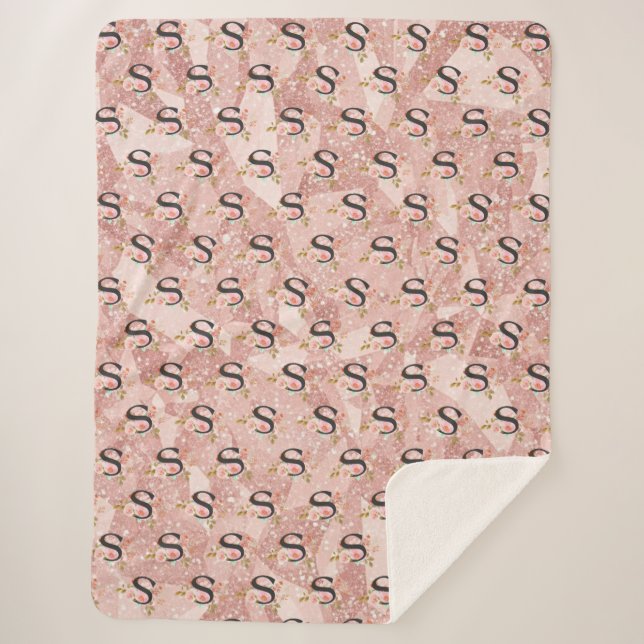 Letter S Sherpa Blanket (Front)