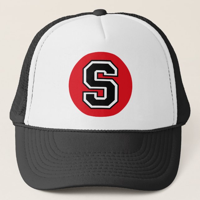 Letter S Trucker Hat (Front)