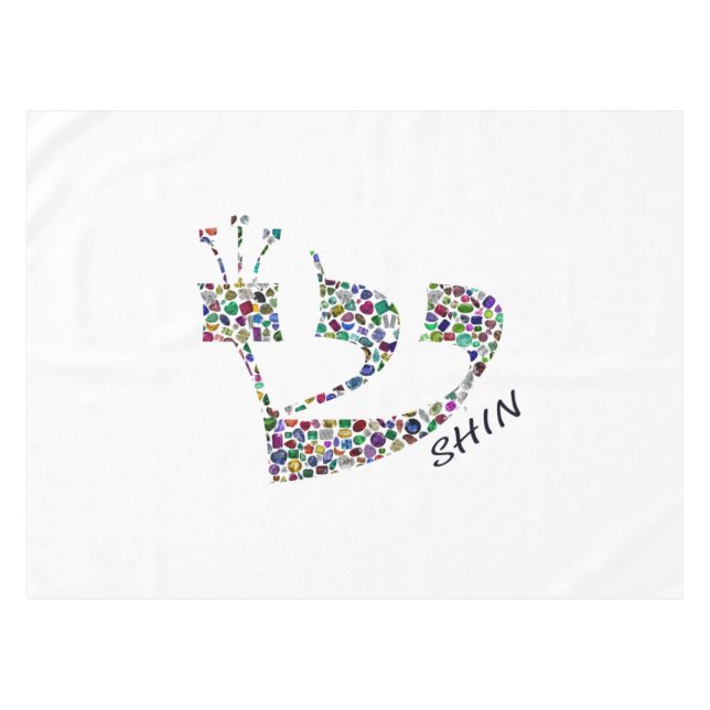 Letter Shin Tablecloth (Front (Horizontal))