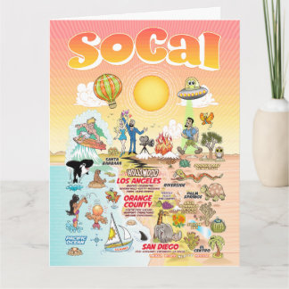 Letter Sized SoCal Blank Card