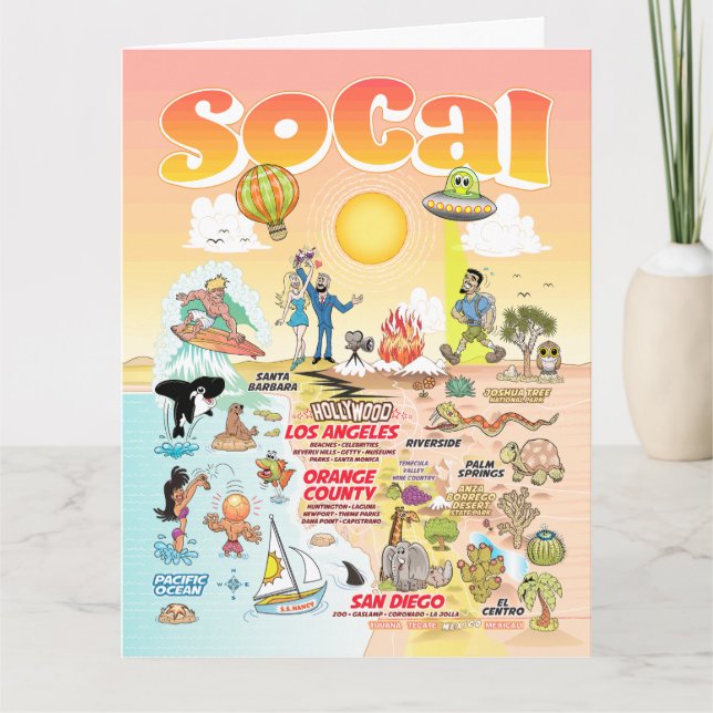 Letter Sized SoCal Blank Card (Front)