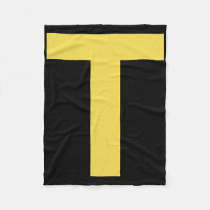 Letter T Fun Chipmunk Group Matching Halloween Cos Fleece Blanket