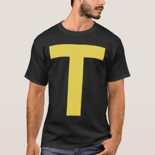 Letter T Fun Chipmunk Group Matching Halloween Cos T-Shirt