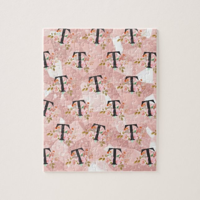 Letter T Jigsaw Puzzle (Vertical)
