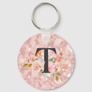 Letter T Keychain