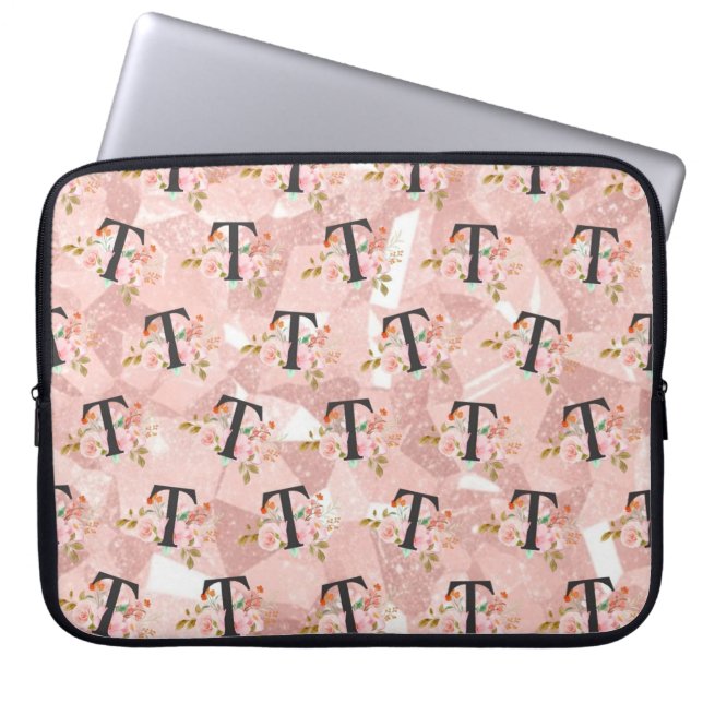 Letter T Laptop Sleeve (Front)