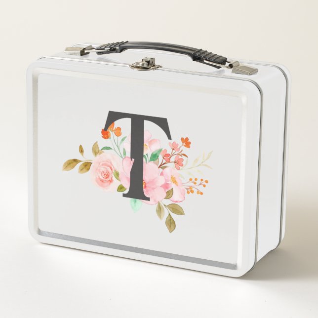 Letter T Metal Lunch Box (Front)