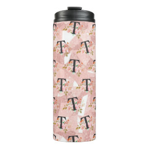 Letter T Thermal Tumbler