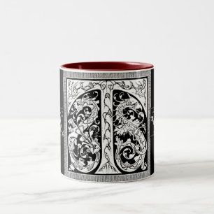Letter T with Dragons Mug