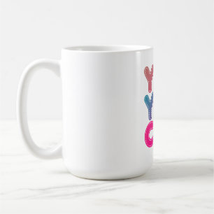 letter, text, cute coffee mug