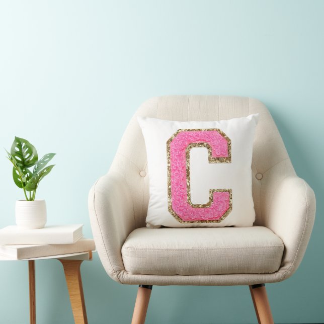 Letter Throw Pillow (Chair)