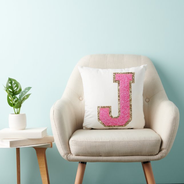 Letter Throw Pillow (Chair)