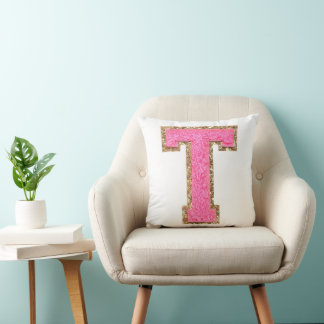 Letter Throw Pillow