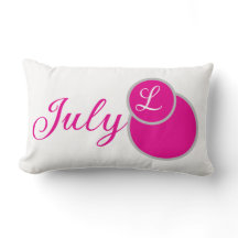 Letter Throw Pillow