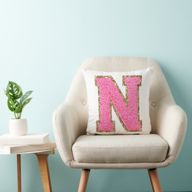 Letter Throw Pillow (Chair)
