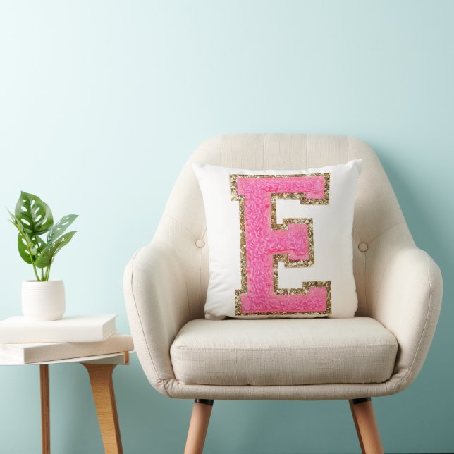Letter Throw Pillow (Chair)