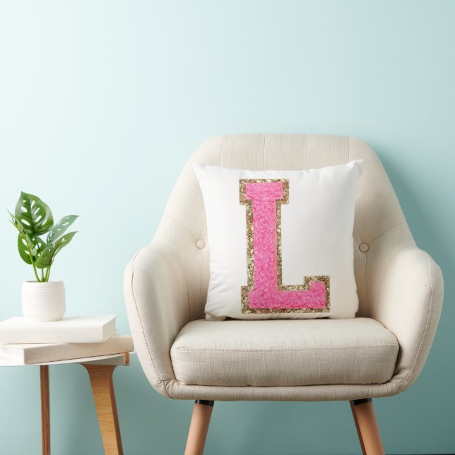 Letter Throw Pillow (Chair)