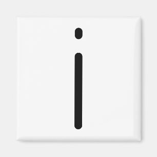 Letter Title “i” Magnet