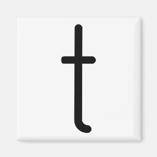 Letter Title “t” Magnet