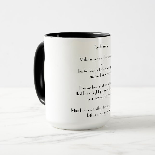 “Letter to Jesus” Combo Mug (Front Left)