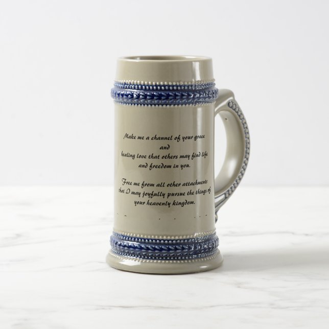 “Letter to Jesus” Mug Stein (Front Right)