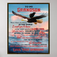 Letter To My Grandson Gift,Love Baby Boy Gift Idea