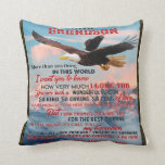 Letter To My Grandson Gift,Love Baby Boy Gift Idea Throw Pillow<br><div class="desc">Letter To My Grandson Gift, Love Baby Boy Gift Idea</div>