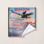 Letter To My Grandson Gift,Love Baby Boy Gift Idea Wash Cloth<br><div class="desc">Letter To My Grandson Gift, Love Baby Boy Gift Idea</div>