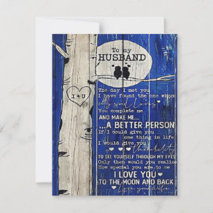 Letter To my Husband   Husband Gift Invitation