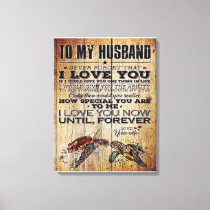 Letter To My Husband Letter To Family Canvas Print
