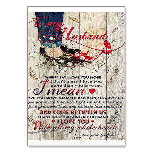 Letter To My Husband Love Quotes To Husband Table Number
