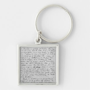 Letter to Richard Wagner 17th February 1860 Keychain