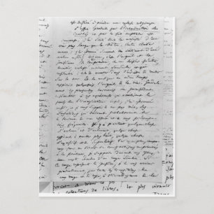 Letter to Richard Wagner  17th February 1860 Postcard