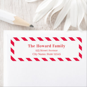 Letter To Santa Christmas Holiday Address Label