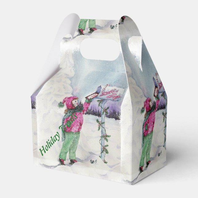 LETTER TO SANTA FAVOR BOX (Front Side)
