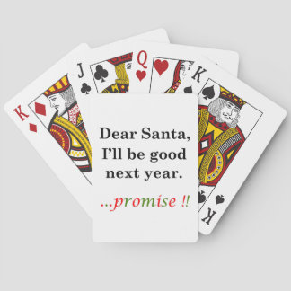 Letter to Santa Playing Cards