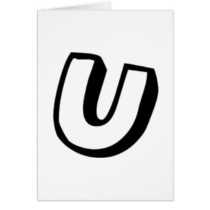 Letter U