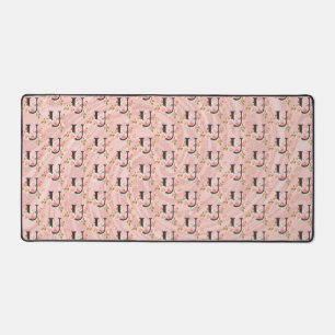 Letter U Desk Mat