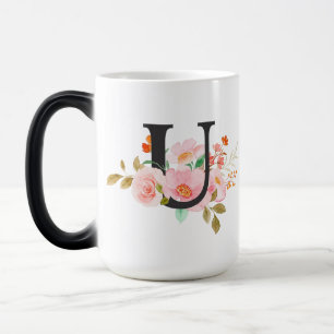 Letter U Magic Mug