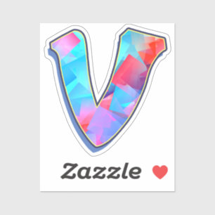 Letter V - Color Mix