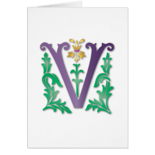 Letter V Monogram