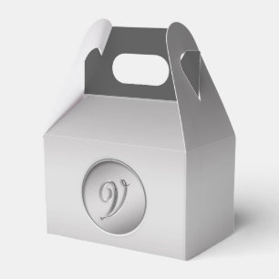 "Letter V" Monogram Favor Box