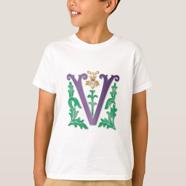 Letter V Monogram T-Shirt (Front)