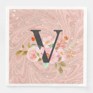 Letter V Napkin