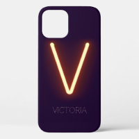 Letter V Neon Light Personalized