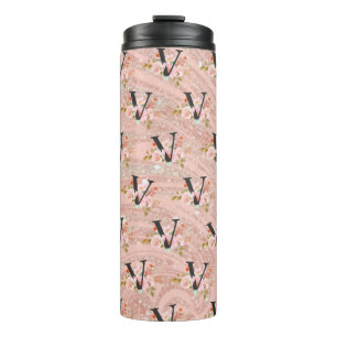 Letter V Thermal Tumbler