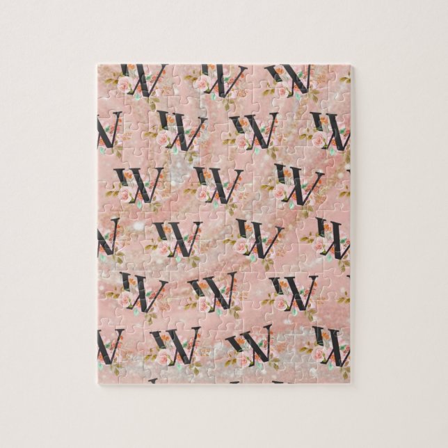 Letter W Jigsaw Puzzle (Vertical)