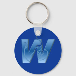 Letter W Keychain
