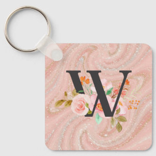 Letter W Keychain