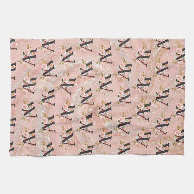 Letter W Kitchen Towel (Horizontal)